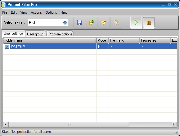 Protect Files Pro Screenshot