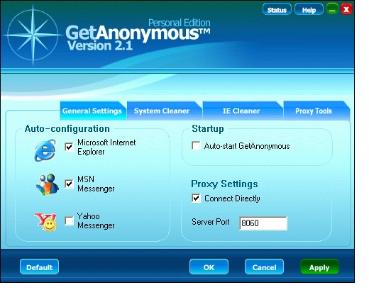 GetAnonymous Personal Edition Screenshot