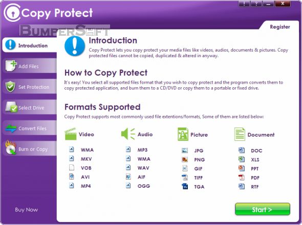 Copy Protect Screenshot