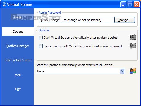Desktop Lock Screenshot