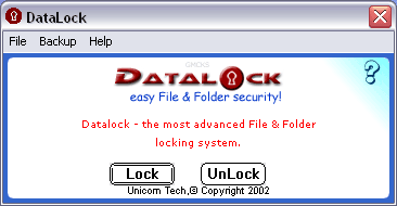 DataLock Screenshot