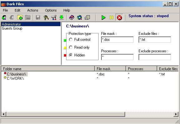1st Files Privacy Tool Screenshot