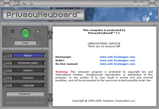 PrivacyKeyboard Screenshot