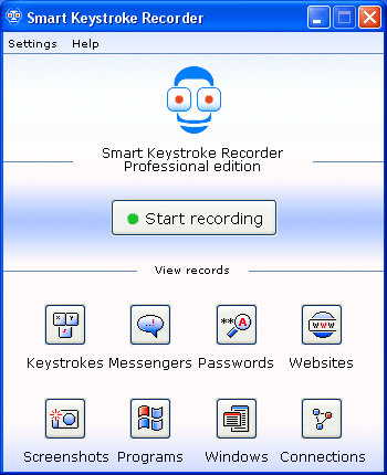Smart Keystroke Recorder Pro Screenshot