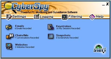 CyberSpy Screenshot
