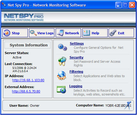 Net Spy Pro Screenshot