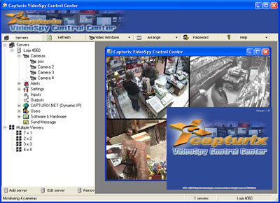 Capturix VideoSpy Control Center Screenshot