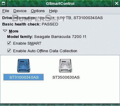 GSmartControl Screenshot