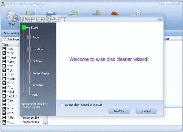 Wise Disk Cleaner Professional Screenshot
