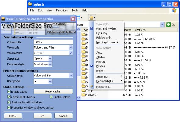 ViewFolderSize Pro Screenshot