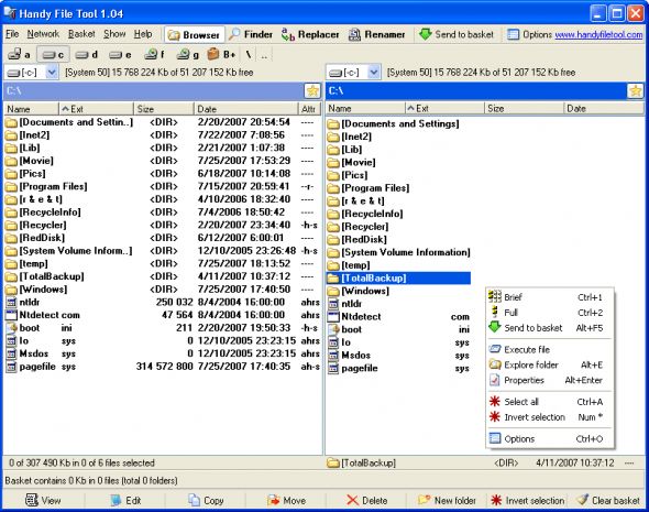 Handy File Tool Screenshot