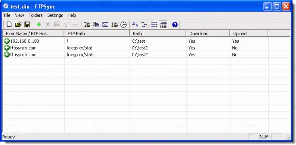 FtpSync Screenshot