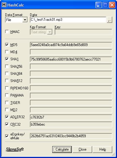 HashCalc Screenshot