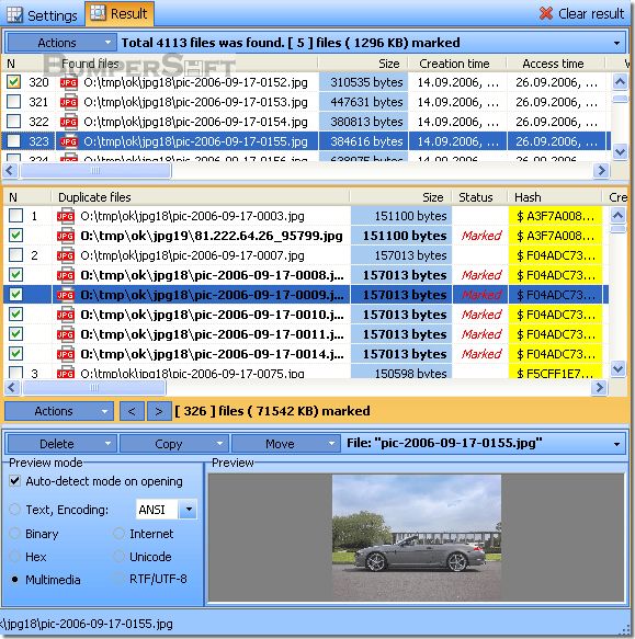 Duplicate File Detector Screenshot