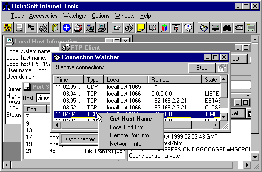 OstroSoft Internet Tools Screenshot