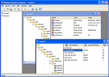 Network Device Explorer Screenshot