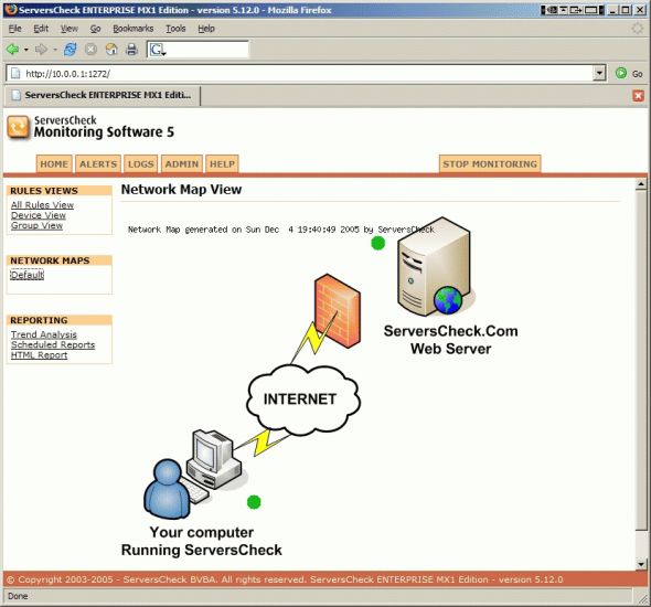 ServersCheck STANDARD Edition Screenshot