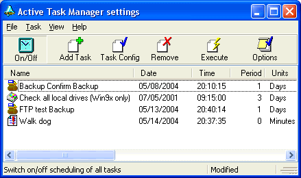 Active Task Manager Screenshot