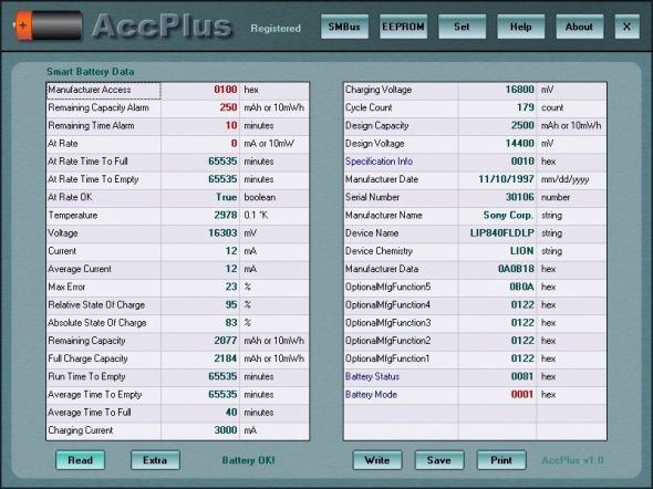 AccPlus Screenshot