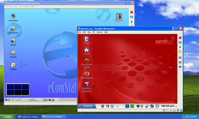 Parallels Workstation Screenshot