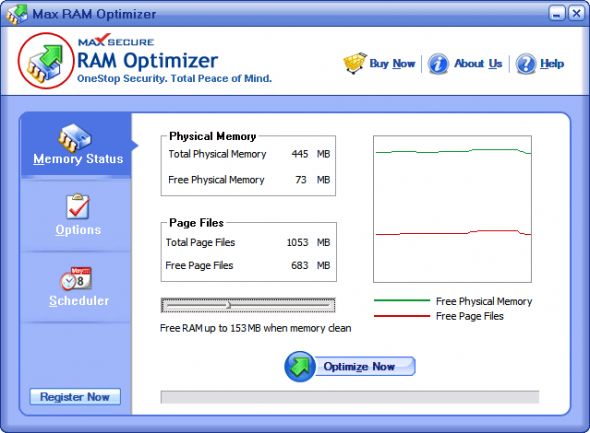 Max RAM Optimizer Screenshot
