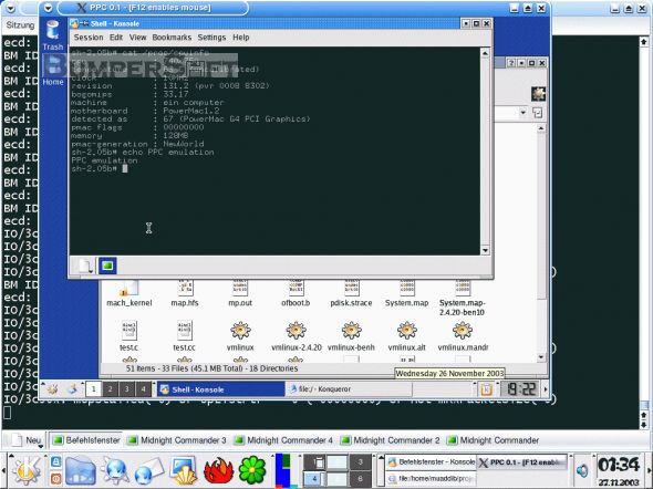 PearPC Screenshot