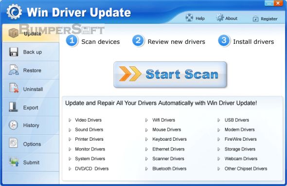 Win Driver Update Screenshot