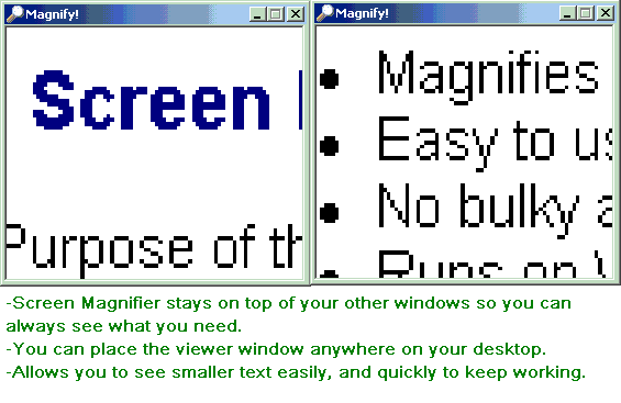 Screen Magnifier Screenshot