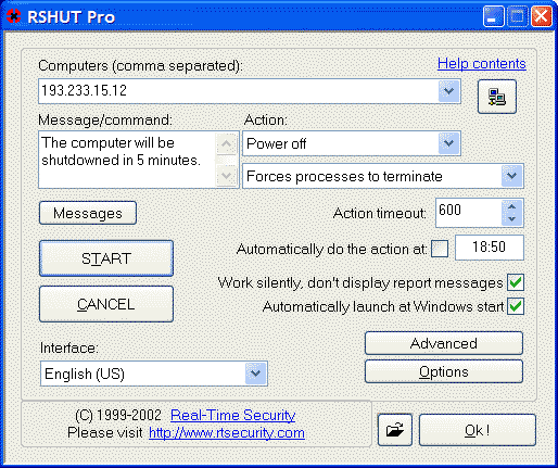 RSHUT Pro Screenshot
