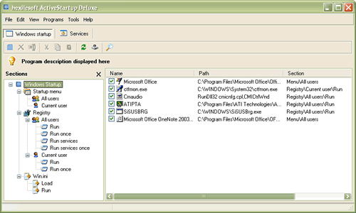 ActiveStartup Deluxe Screenshot