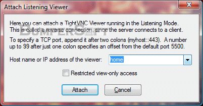 TightVNC Screenshot