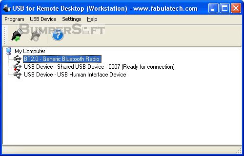 USB for Remote Desktop Screenshot