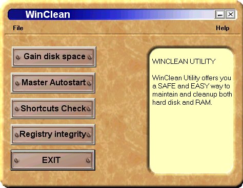 WinClean Screenshot