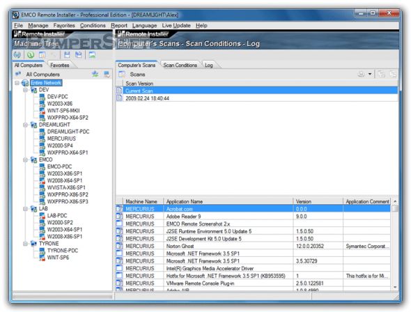 EMCO Remote Installer Professional Screenshot