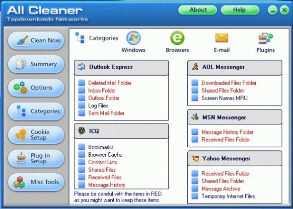 AllCleaner Screenshot