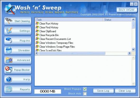 Wash n Sweep Screenshot