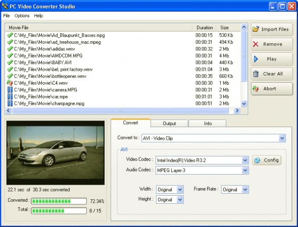 PC Video Converter Studio Screenshot