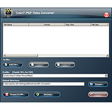 Color7 PSP Video Converter Screenshot