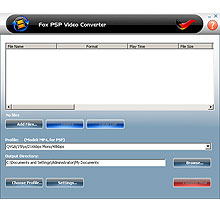 Fox PSP Video Converter Screenshot