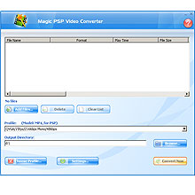 Magic PSP Video Converter Screenshot