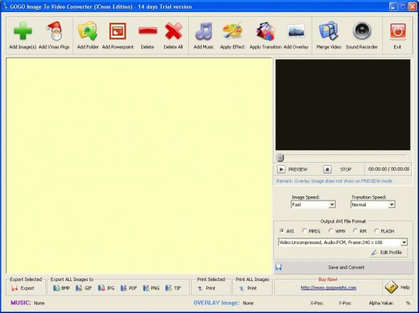 GOGO Image to Video Converter  (Christmas Edition) Screenshot