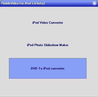 Mobilevideo For iPod Screenshot
