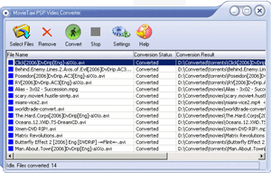 MovieTaxi PSP Video Converter Screenshot