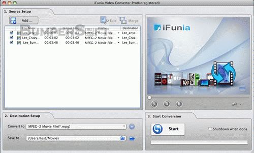iFunia MediaConverter Suite for Mac Screenshot
