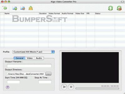 Kigo Video Converter Pro for Mac Screenshot