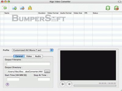 Kigo Video Converter for Mac Screenshot