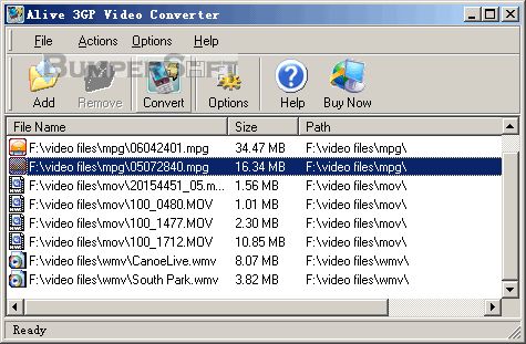Alive 3GP Video Converter Screenshot