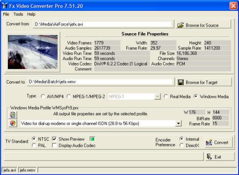 Fx Video Converter Screenshot