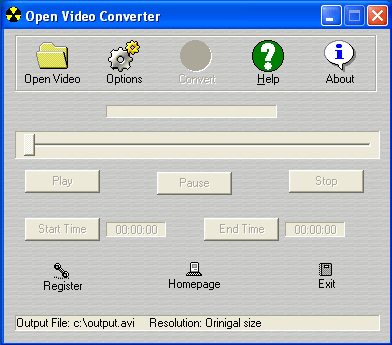 Open Video Converter Screenshot