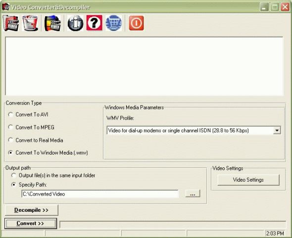 BPS Video Converter & Decompiler Screenshot